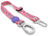 Morso Honden Autogordel Gerecycled Sweet Tweet Roze 40-65X1,5 CM TOT 20 KG