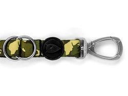 Morso Hondenriem Verstelbaar Gerecycled Full Metal Dog Bruin 65-200X2,5 Cm 20-80 Kg