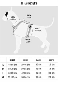 Morso Hondentuig H-Tuig Gerecycled Full Metal Dog Bruin 70-100X2,5 Cm