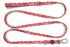 Morso Hondenriem Verstelbaar Gerecycled Pink Think Roze 75-230X1,5 Cm 1-4 Kg