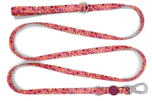 Morso Hondenriem Verstelbaar Gerecycled Pink Think Roze 75-230X1,5 Cm 4-20 Kg