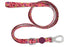 Morso Hondenriem Verstelbaar Gerecycled Pink Think Roze 65-200X2,5 Cm 20-80 Kg