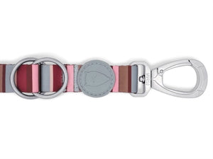 Morso Hondenriem Verstelbaar Gerecycled Skyline Rood / Roze 75-230X1,5 CM 4-20 KG