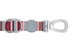 Morso Hondenriem Verstelbaar Gerecycled Skyline Rood / Roze 65-200X2,5 Cm 20-80 Kg