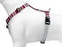 Morso Hondentuig H-Tuig Gerecycled Skyline Rood / Roze 60-80X2,5 Cm