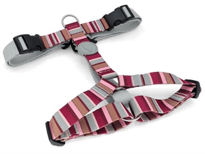 Morso Hondentuig H-Tuig Gerecycled Skyline Rood / Roze 70-100X2,5 Cm