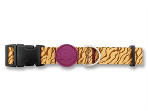 Morso Halsband Hond Gerecycled Jungle Drum Oranje 30-42X1,5 Cm