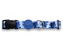 Morso Halsband Hond Gerecycled Splash Blauw 37-58X2,5 Cm