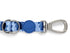 Morso Hondenriem Verstelbaar Gerecycled Splash Blauw 75-230X1,5 Cm 4-20 Kg