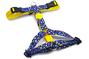 Morso Hondentuig H-Tuig Gerecycled Color Invaders Paars 50-70X1,5 CM