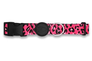 Morso Halsband Hond Gerecycled Bubble Leo Roze 30-42X1,5 Cm