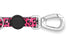 Morso Hondenriem Verstelbaar Gerecycled Bubble Leo Roze 75-230X1,5 Cm 4-20 Kg