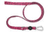 Morso Hondenriem Verstelbaar Gerecycled Bubble Leo Roze 65-200X2,5 Cm 20-80 Kg