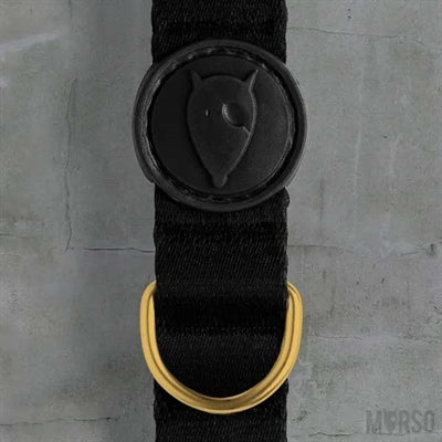 Morso Halsband Hond Gerecycled Gold Caviar Goud 30-42X1,5 CM