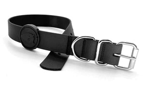 Morso Halsband Hond Waterproof Gerecycled Black Zwart 38-46X1,5 Cm