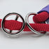 Morso Half Slip Halsband Hond Regular Rope Gerecycled Red Velvet Rood 55X1 Cm