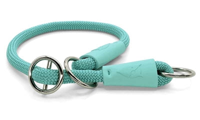 Morso Half Slip Halsband Hond Regular Rope Gerecycled Aquamarine Blauw 45X1 CM
