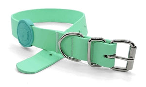 Morso Halsband Hond Waterproof Gerecycled Carribean Green Groen 23-31X1,5 CM
