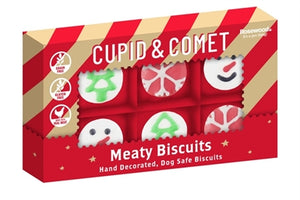 Cupid & Comet Xmas Meaty Biscuits 6 ST 60 GR
