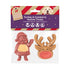 Cupid & Comet Xmas Festive Gevulde Santa En Rendier 100 GR
