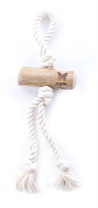 Martin Koffiehout Trekspeelgoed Flostouw Met Twee Koordjes 30 CM