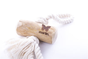 Martin Koffiehout Trekspeelgoed Flostouw Dubbele Lus 30 CM