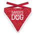 Plenty Gifts Kerst Bandana Santa's Favorite Dog Poot Rood 12-16 CM 10X13 CM