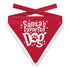 Plenty Gifts Kerst Bandana Santa's Favourite Dog Rood 16-20 CM 18,5X22,5 CM