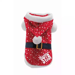 Plenty Gifts Kerst Hondenjas Santa's Star Rood MEDIUM