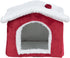 Trixie Xmas Cuddly Cave Cavia Rood / Wit 29X31X24 CM