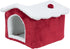 Trixie Xmas Cuddly Cave Cavia Rood / Wit 29X31X24 CM