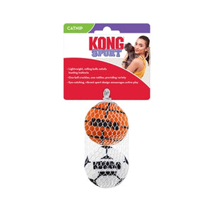 Kong Cat Sport Balls Met Catnip Assorti 4,5X5X5 CM