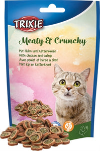 Trixie Meaty & Crunchy Kip / Catnip Glutenvrij 50 GR