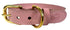 Sazzz Halsband Hond Braveheart Classic Leer Roze 22-28X1,5 CM