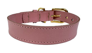 Sazzz Halsband Hond Braveheart Classic Leer Roze 42-50X3 CM
