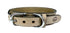 Sazzz Halsband Hond Boho Vintage Leer Beige 32-39X3 CM