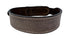 Sazzz Halsband Hond Boho Vintage Leer Bruin 32-39X3 CM