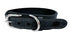 Sazzz Halsband Hond Boho Vintage Leer Antraciet 32-39X3 CM