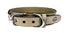Sazzz Halsband Hond Boho Vintage Leer Beige 42-50X3,5 CM