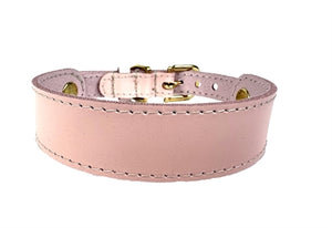 Sazzz Halsband Hond Sweetie Classic Leer Roze 27-33X2,5 CM