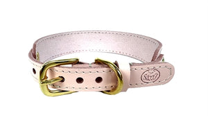 Sazzz Halsband Hond Sweetie Classic Leer Roze 27-33X2,5 CM