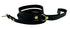 Sazzz Hondenriem Passion Classic Leer Zwart 147X1,5 CM