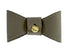 Sazzz Vlinderstrik Glamper Classic Leer Taupe M VOOR HALSBAND 2 CM