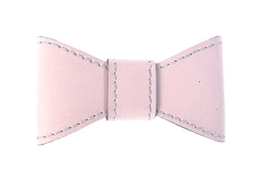 Sazzz Vlinderstrik Glamper Classic Leer Lichtroze M VOOR HALSBAND 2 CM