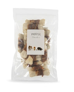 Petstyle Living Geperst Bot Wit Met Eend 7,5 CM 20 ST