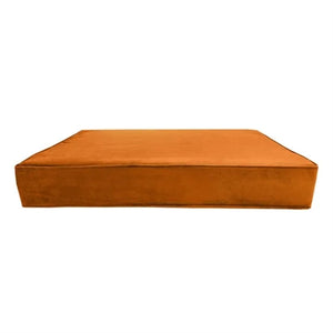 Madison Friends Orthopedisch Memory Velvet Hondenkussen Oranje 100X70 CM