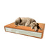 Madison Friends Orthopedisch Memory Velvet Hondenkussen Oranje 100X70 CM