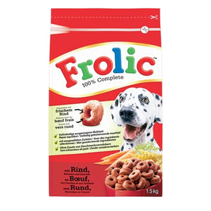 Frolic Droog Met Rundvlees 5X1,5 KG