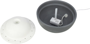 Trixie Vital Dome Drinkfontein Keramiek Grijs / Wit 1,5 Ltr 20X10X20 Cm