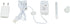 Trixie Vital Dome Drinkfontein Keramiek Grijs / Wit 1,5 Ltr 20X10X20 Cm